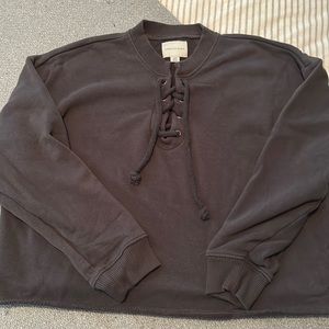 American eagle cropped hoodie Size medium